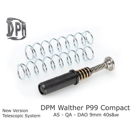 TRS-WA/3 - Teleskopická vratná pružina DPM pro Walther P99 Compact (AS QA DAO) (9mm - 40S&W)